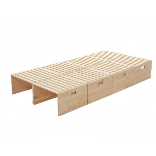 【 ハイタイプ】【パレットベッド×8枚】パレットベッド 天然木 すのこベッド ロ 8枚］ハイタイプ パレットベッド 収納パレット2枚 お掃除ロボ対応 天然