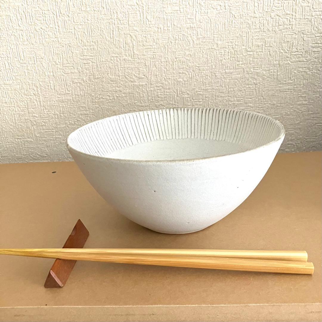 お1人様ご飯もりもり3点セット会津本郷焼き 樹ノ音工房しのぎマット白