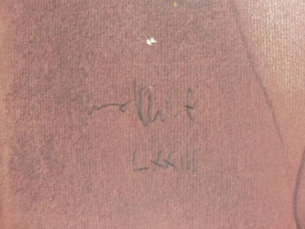 古沢岩美、デル・モントレ、希少大判画集画、新品額装付