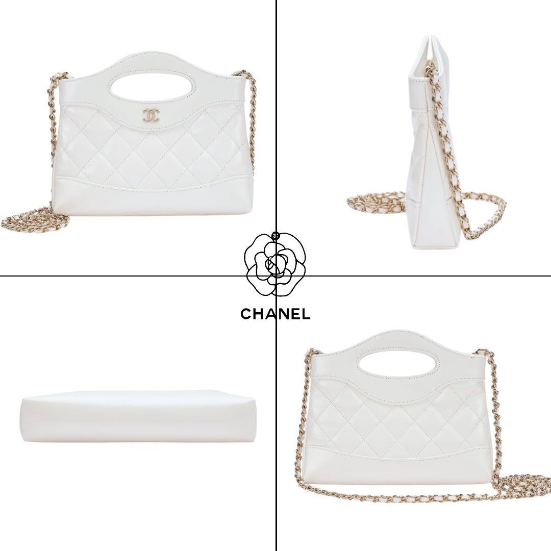 【新品未使用】 CHANEL キルティング ホワイト ショルダー ハンド バッグ 中古・古着通販】CHANEL (シャネル) ココマーク キルティングワン