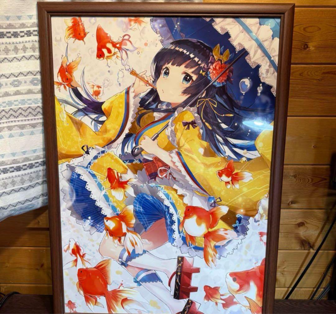 絵師100人展 06 Mika Pikazo 金魚召喚 複製原画 絵師100人展 06 Mika Pikazo 金魚召喚 複製原画 - メルカリ