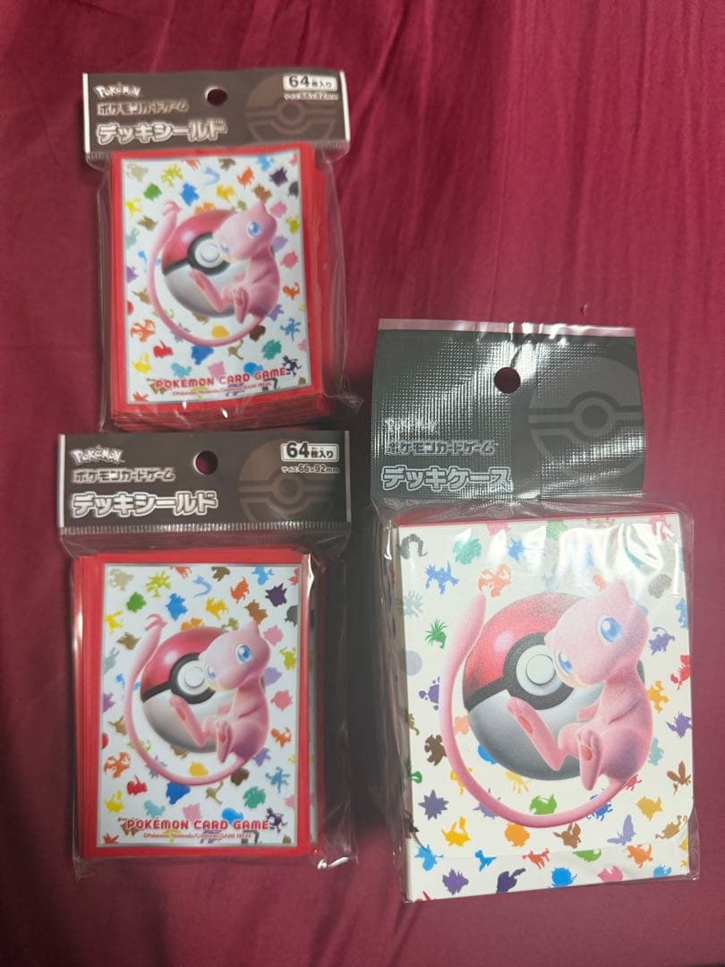 ポケモンカードゲーム デッキシールド ミュウ 151 2個 デッキケース