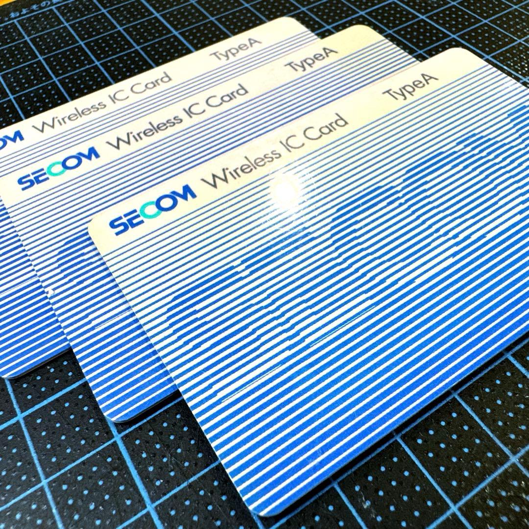 SECOMカード typeA 5枚セットUsed】SECOM Wireless IC Card Type A