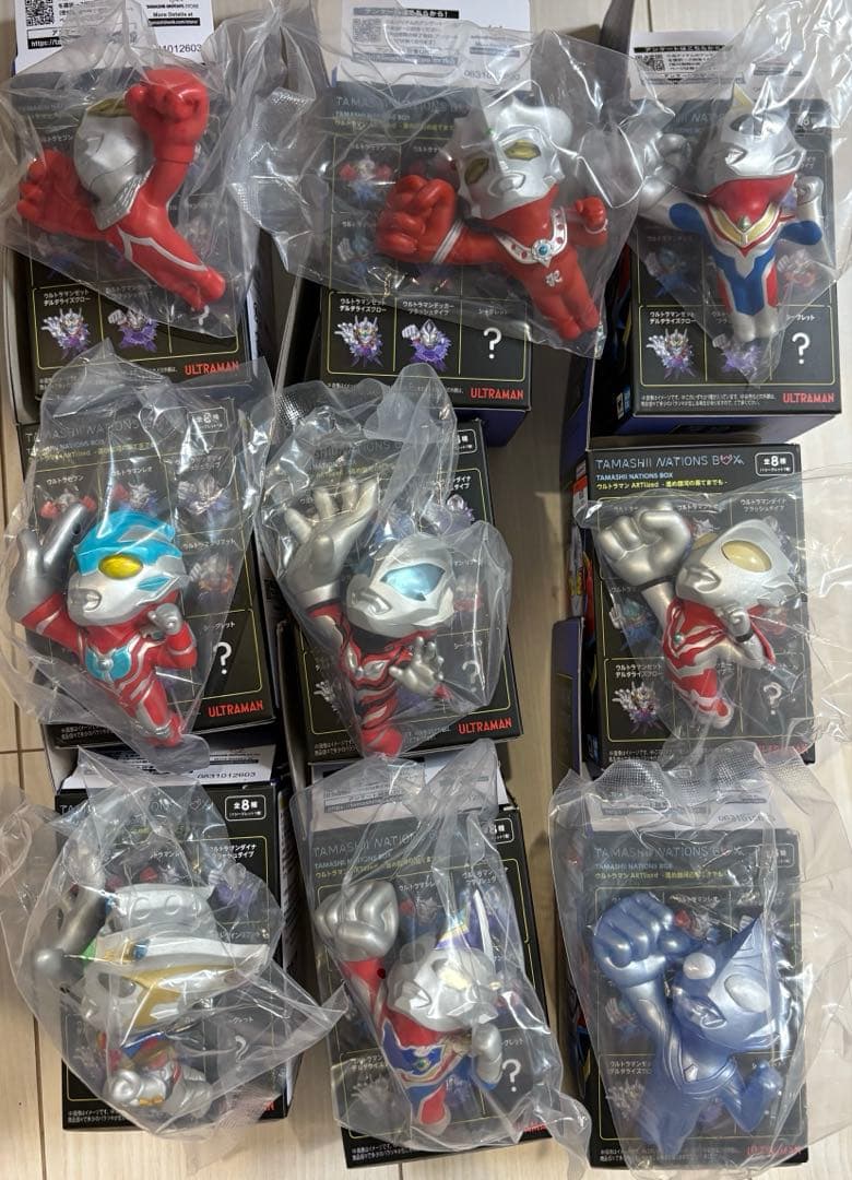 ウルトラマン TAMASHII NATIONS BOX シークレット　全9種 全9種シークレットあり！TAMASHII NATIONS BOX ウルトラマン ARTlized