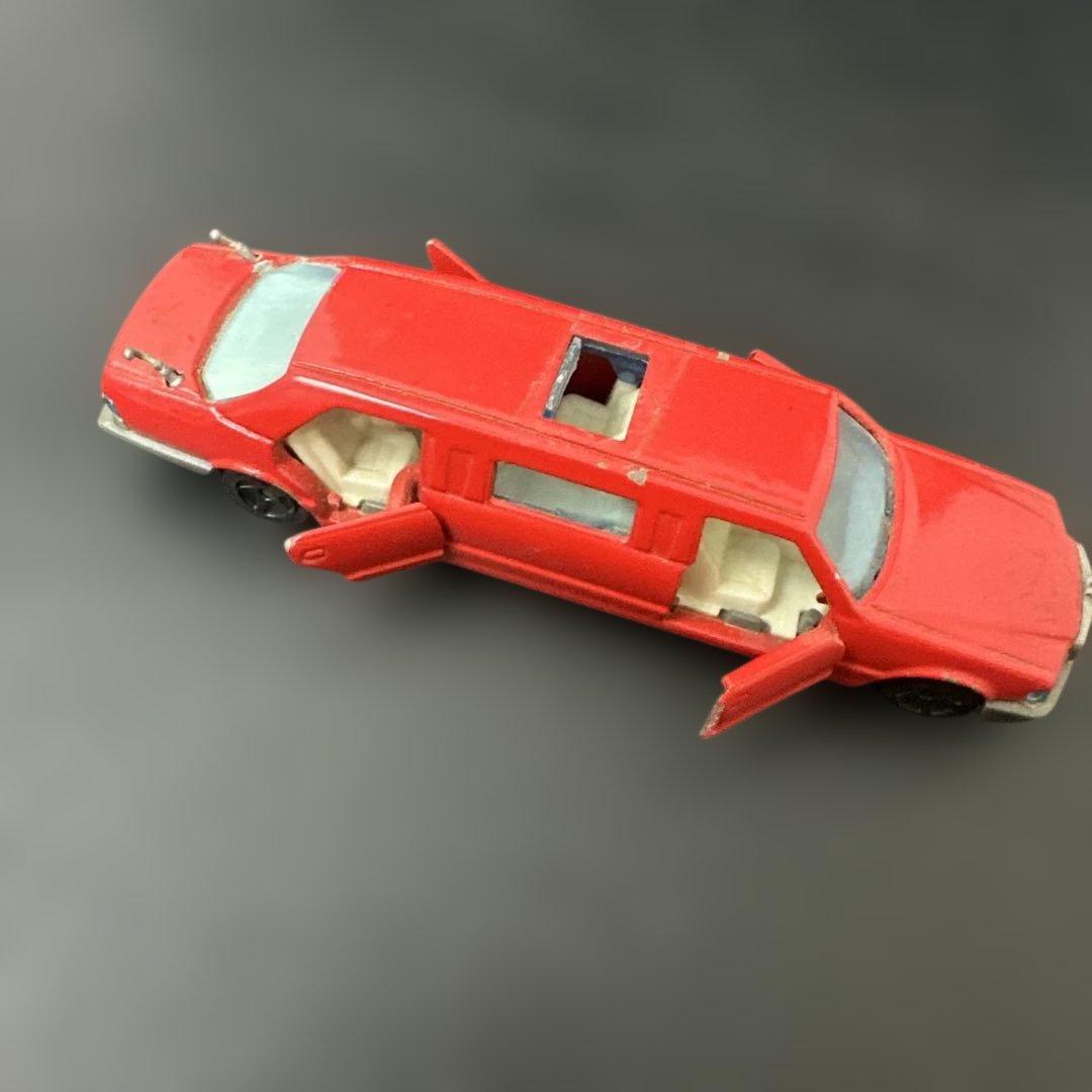 メルセデス・ベンツ リムジン ミニカー 赤マジョレットMOJORETTE製
