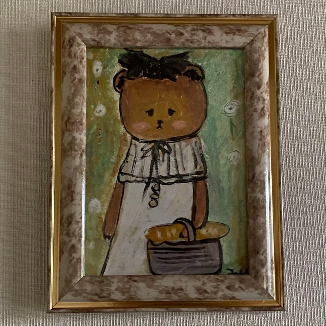絵画。原画【Bear bought bread】 Amazon.com: artprints1stop Canvas Print Wall Art - Fairy Tale