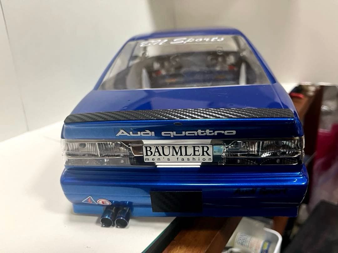 ラジコン タミヤ 1991 アウディV8ツーリング 塗装済みボディのみ
