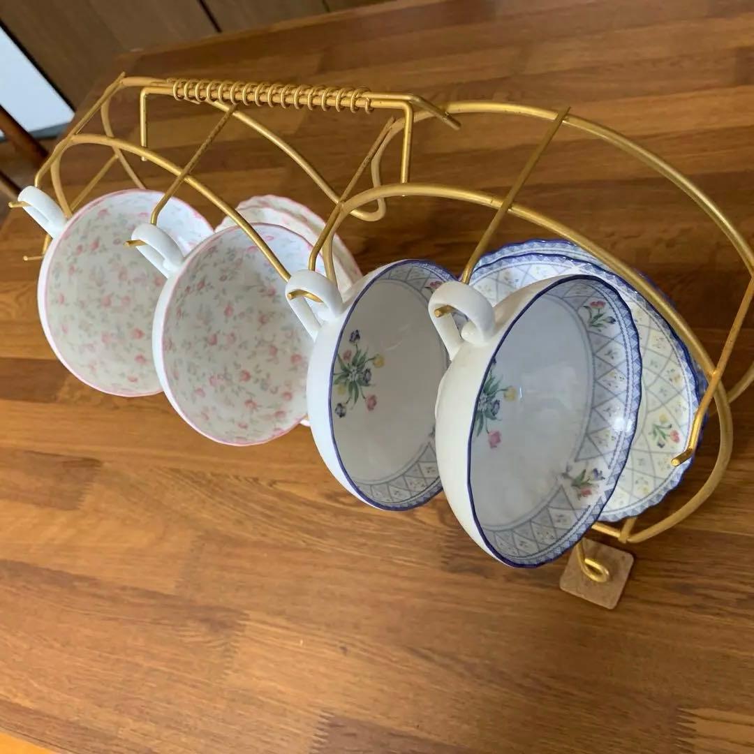 ノリタケ　花柄カップ4個セットとスタンド 楽天市場】ノリタケ ハートフォード カップ＆ソーサー ( ギフト