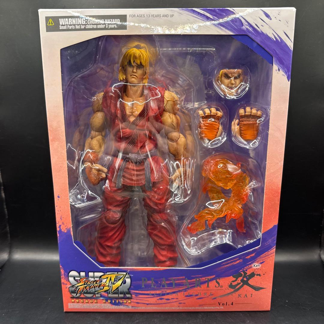 プレイアーツ改 ケン スクウェアエニックス ストリートファイター レビュー】 スクウェア・エニックス プレイアーツ改 Vol.4 ケン [SUPER
