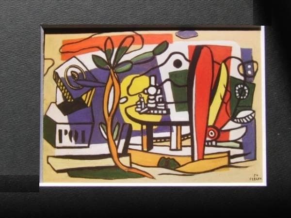 FERNAND LEGER、LA TABLE DANS LE JARDIN 330px-Fernand_Léger,_1910-11,