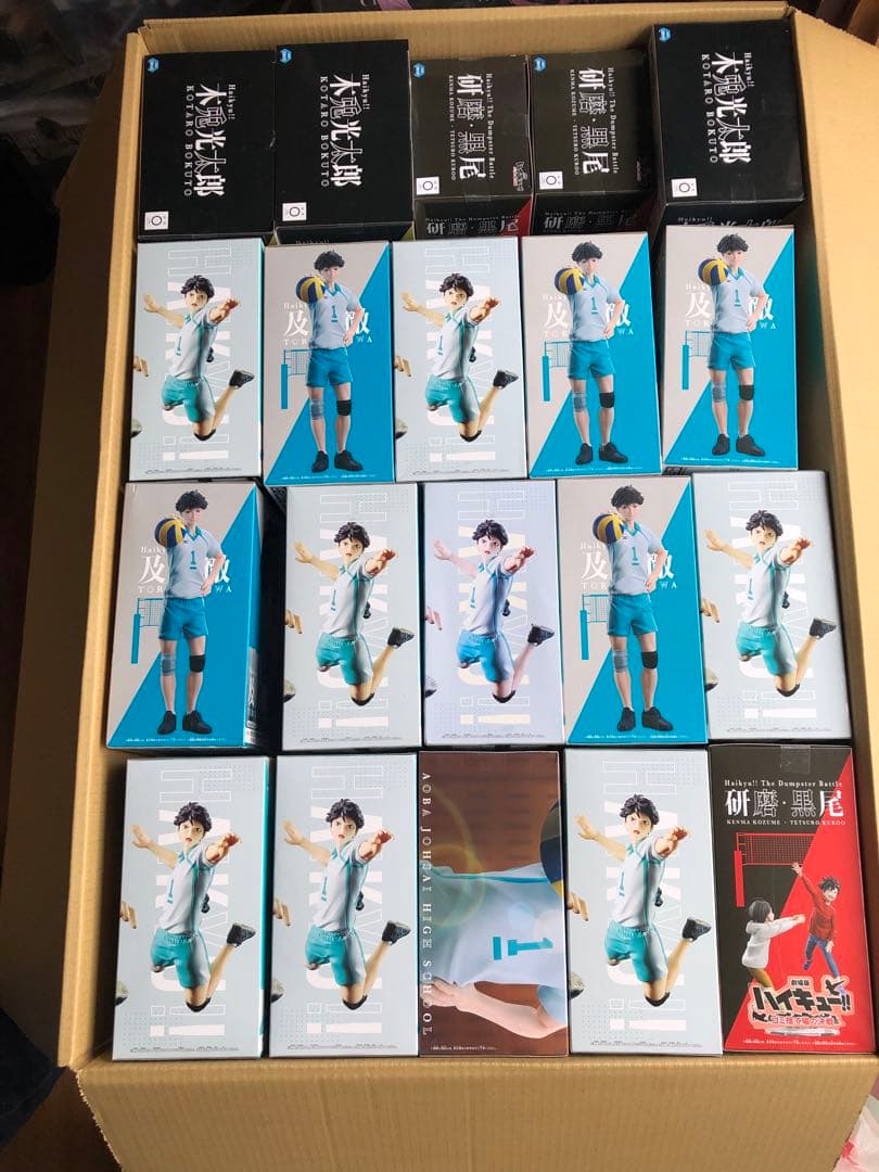 ハイキュー！フィギュアまとめ売り黒尾研磨及川蛍ポージング92個