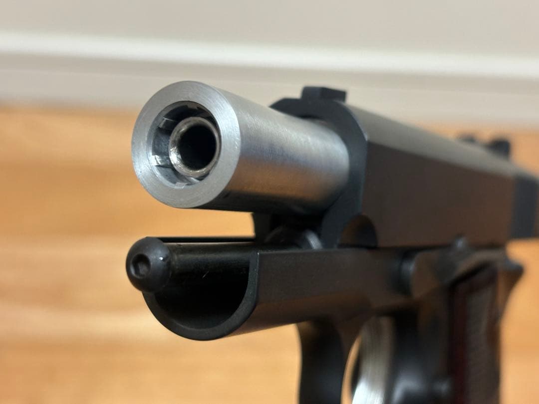 マルイ デトニクス.45 別売木製グリップ 革製ホルスター付属 ASGK刻印