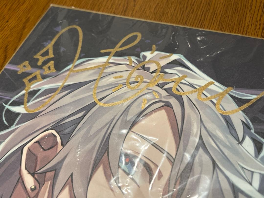 にじさんじ 甲斐田晴 本人直筆サイン 色紙 DMMスクラッチ - メルカリ