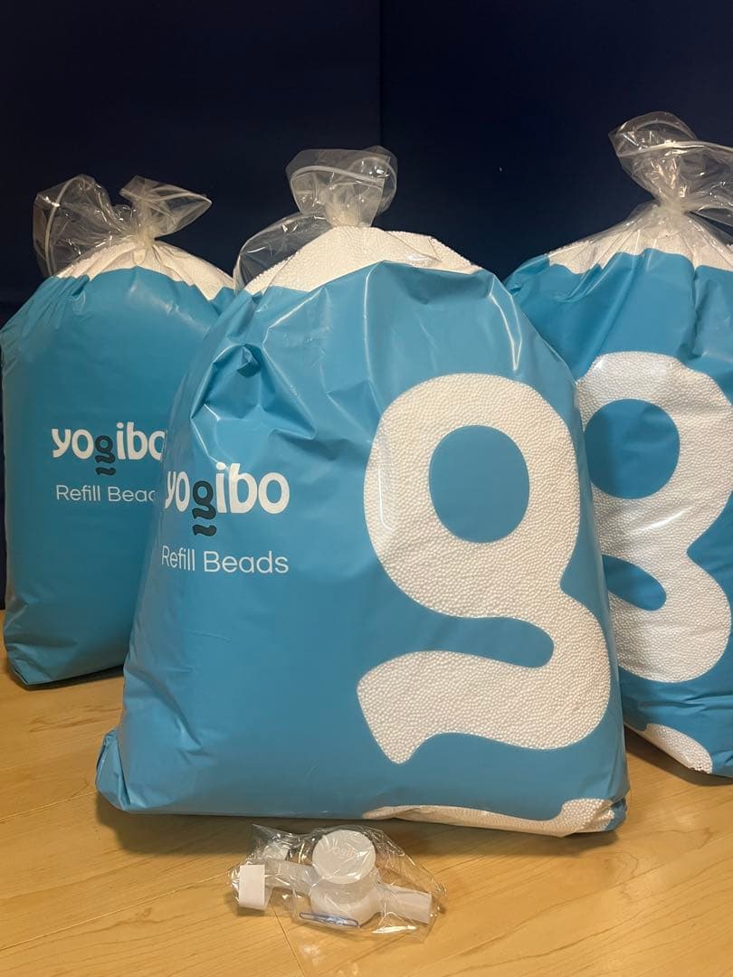 Yogibo リフィルビーズ 3袋セット 750g×3 Yogibo リフィルビーズ 3袋セット 750g×3 公式】Yogibo専用 補充ビーズ