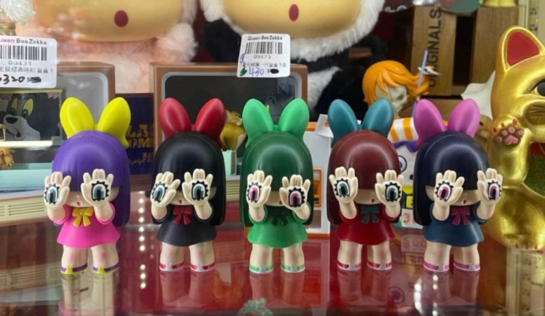 台湾限定 即購入ok GRAPE BRAIN Qにぎるちゃんフィギュア6点セット