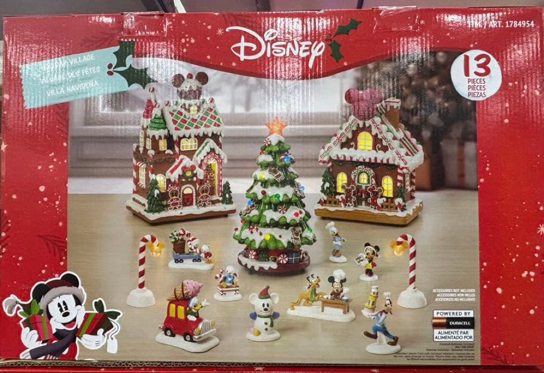 コストコ ディズニー クリスマス ヴィレッジ 新品未開封 2025 最安値