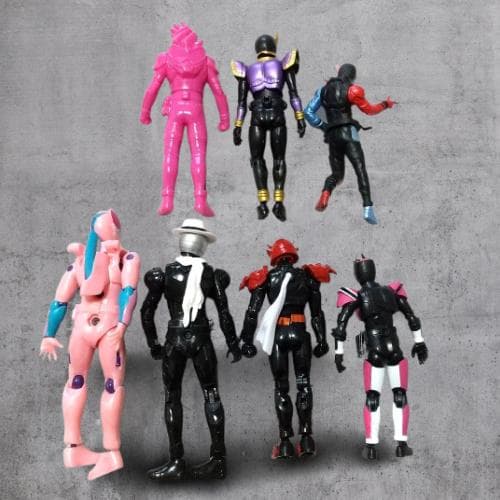 仮面ライダーvsウルトラマンvs戦隊ヒーロー おまとめソフビ他 39体
