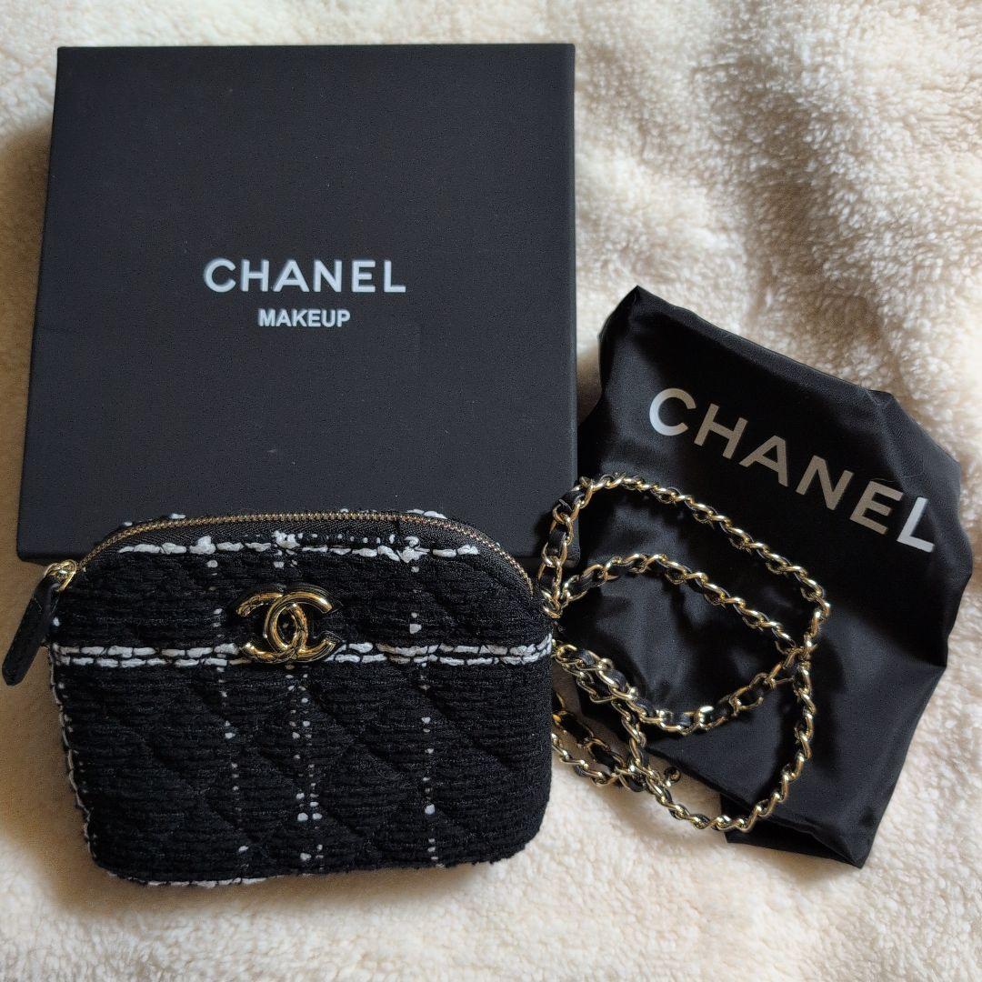 シャネル ノベルティ チェーン ショルダーバッグ ツイード CHANEL シャネル ノベルティ チェーン ショルダーバッグ ツイード