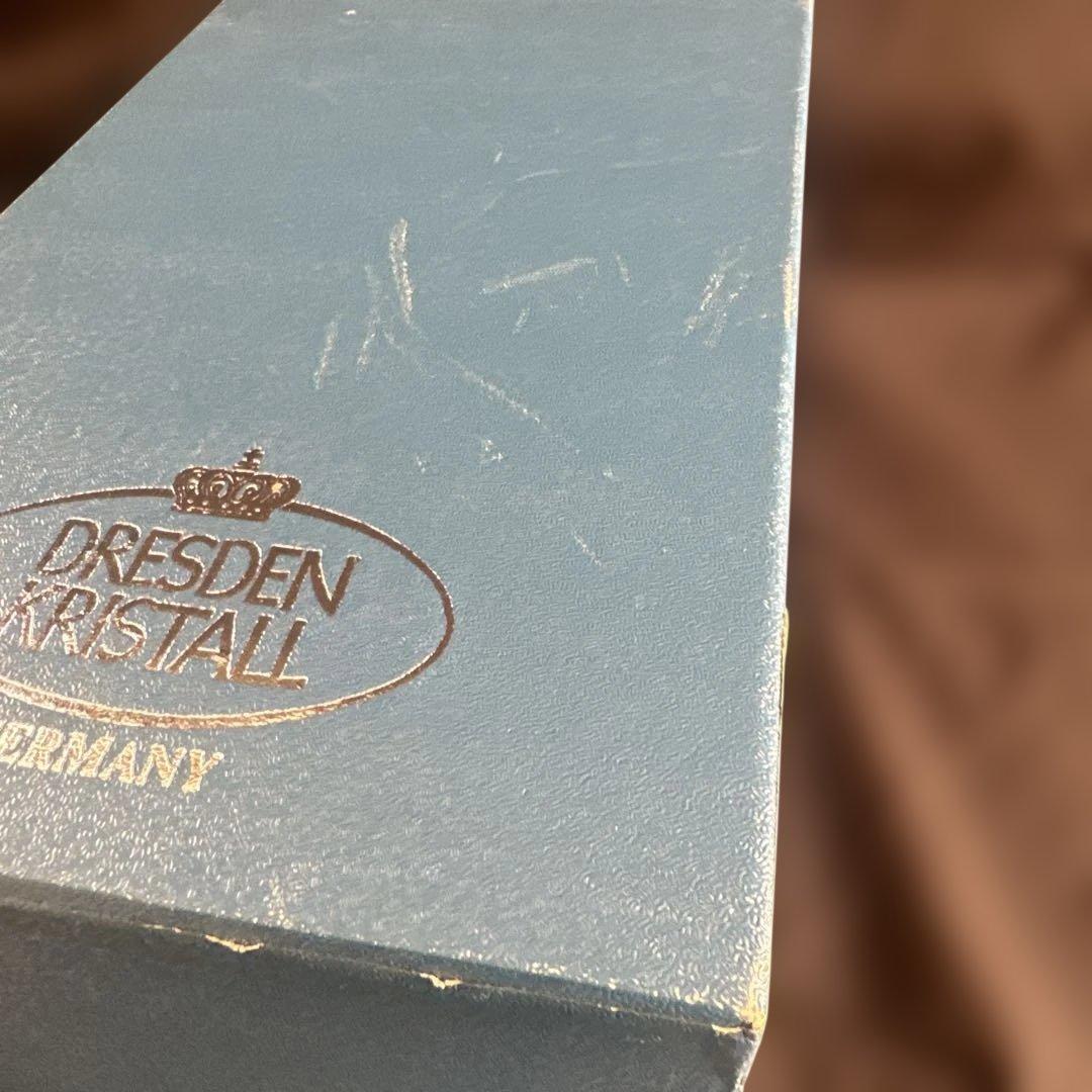 DQESDEN KRISTALL ドイツ製 切子 花瓶 フラワーベース 未使用 - メルカリ