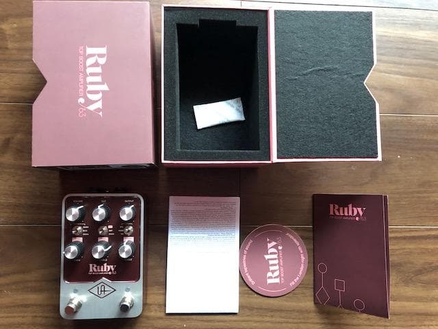 ギター Universal Audio UAFX Ruby/63 Amplifier Amazon.com: Universal Audio UAFX Ruby '63 Top Boost Amplifier