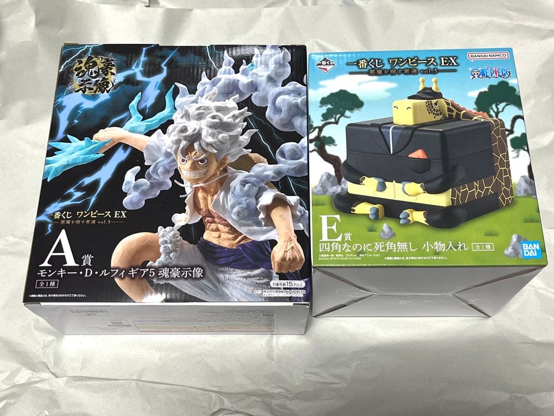 一番くじ ワンピース A賞ルフィ フィギュア E賞 カク 小物入れ - メルカリ