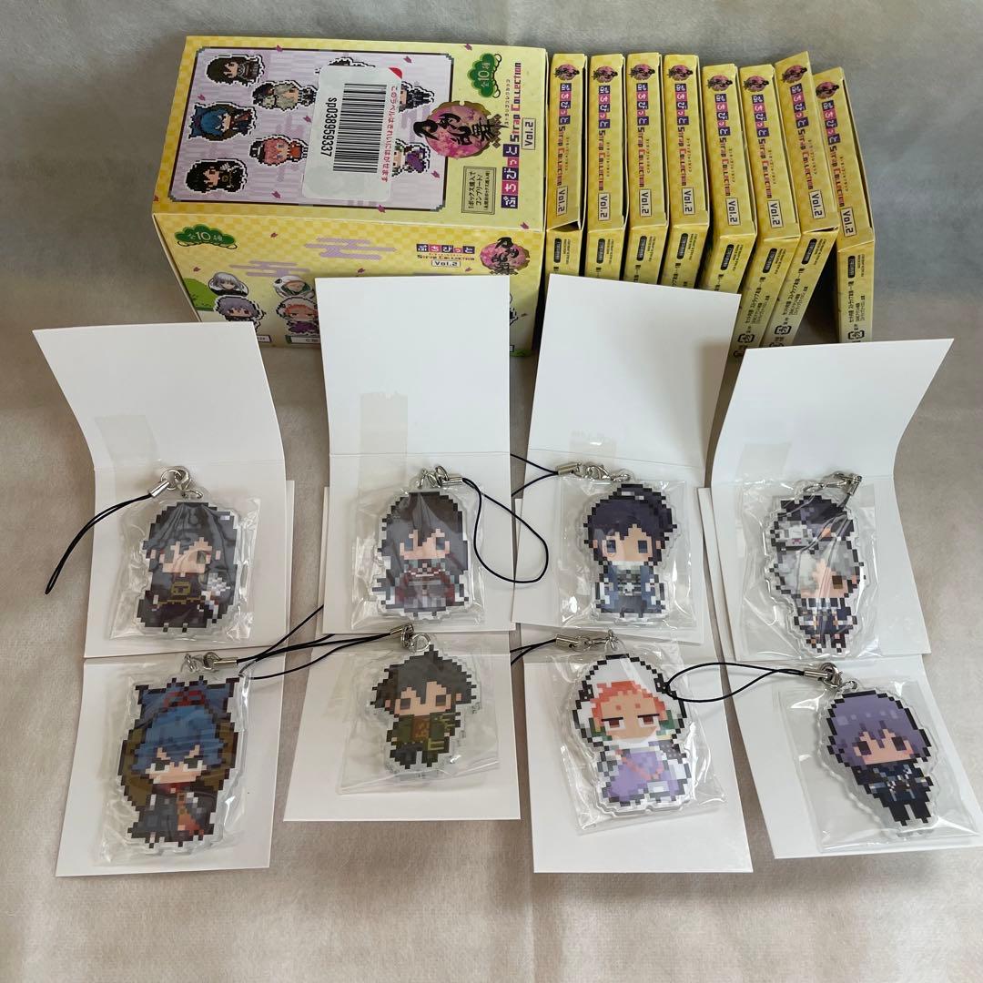 刀剣乱舞　ぷちびっとストラップコレクション【36個セット】　鶴丸　一期　長谷部 刀剣乱舞 ぷちびっとストラップコレクション【36個セット】 鶴丸 一期
