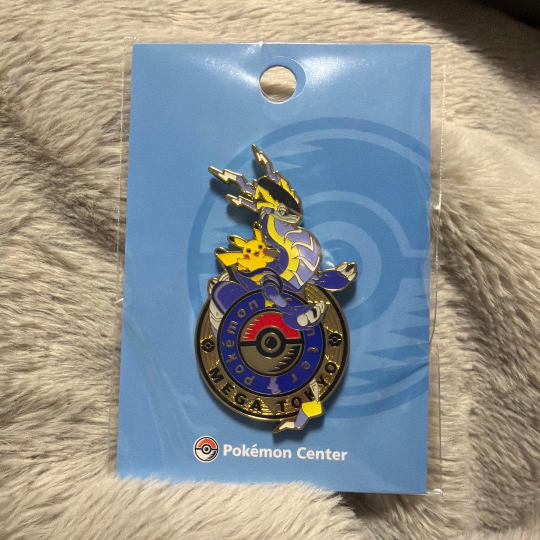 ポケモンセンター メガトウキョー ミライドン ピカチュウ ロゴピンズ