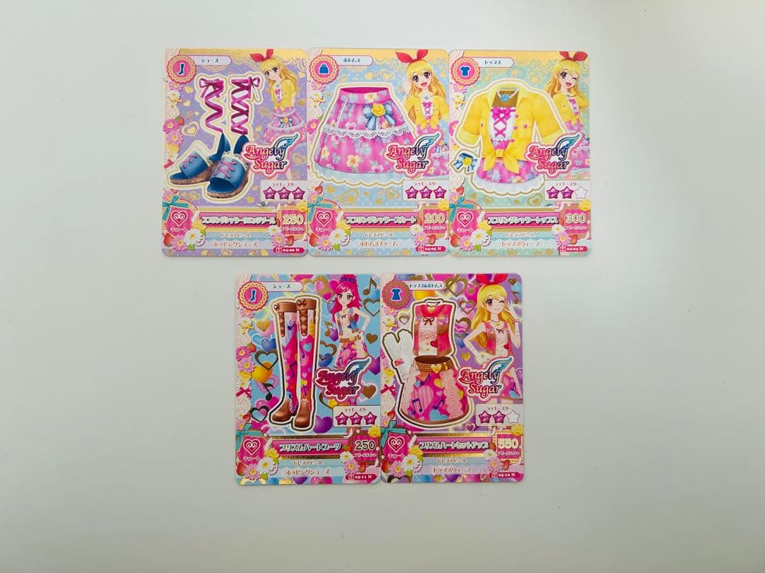 アイカツ トレーディングカードセット エンジェルシュガー 5枚セット