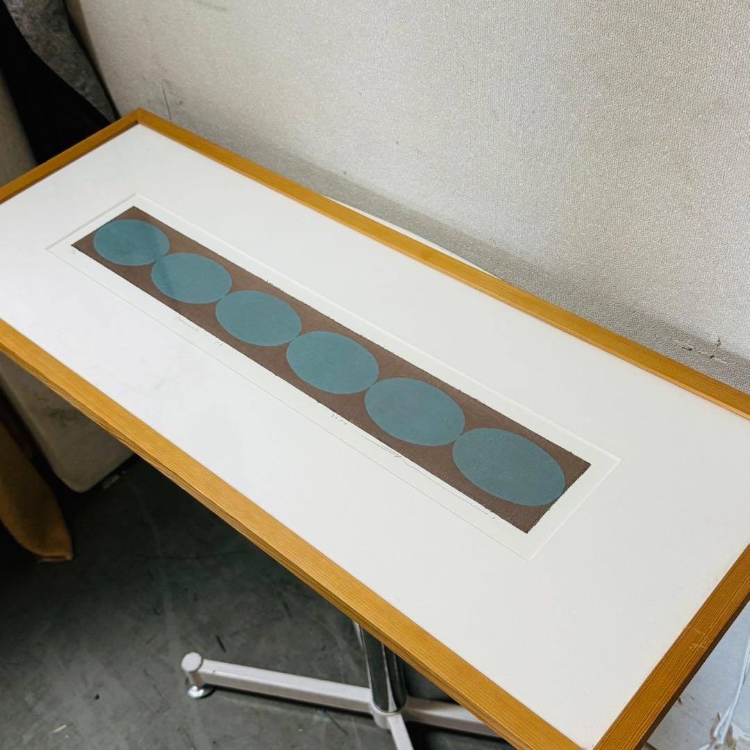 D30コレクション品✨黒木周 版画家 クロスグラフ アート品 おしゃれ