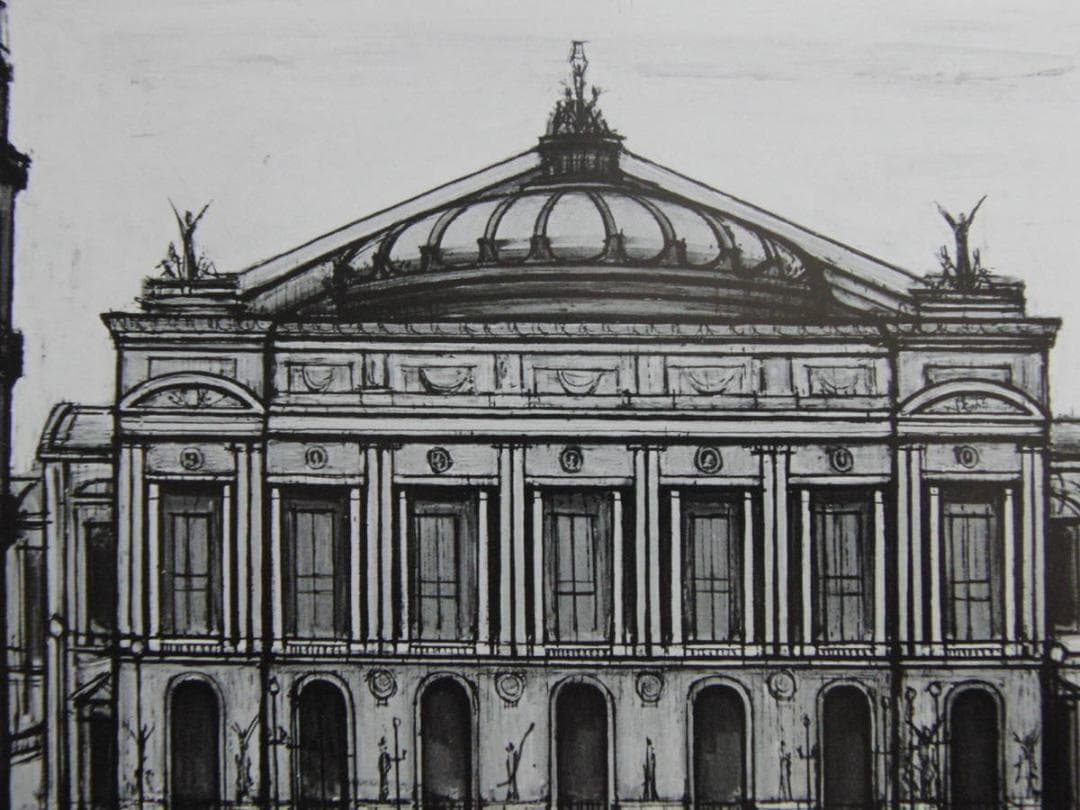 ベルナール・ビュッフェ「PAYSAGES DE PARIS-L'Opera」 - メルカリ