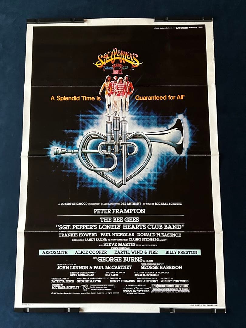 サージェント・ペパーズ・ロンリー・ハーツ・クラブバンドUSオリジナル映画ポスター Sgt. Pepper's Lonely Hearts Club Band サージェント・ペパーズ