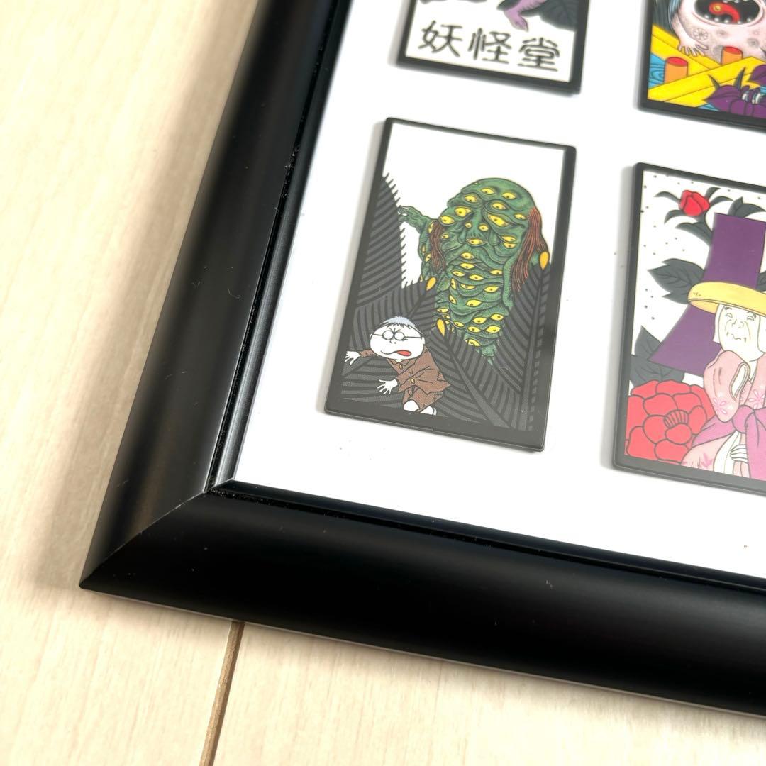 ☆ゲゲゲの鬼太郎☆水木しげる☆花札☆妖怪花あそび2☆額装☆ポスター