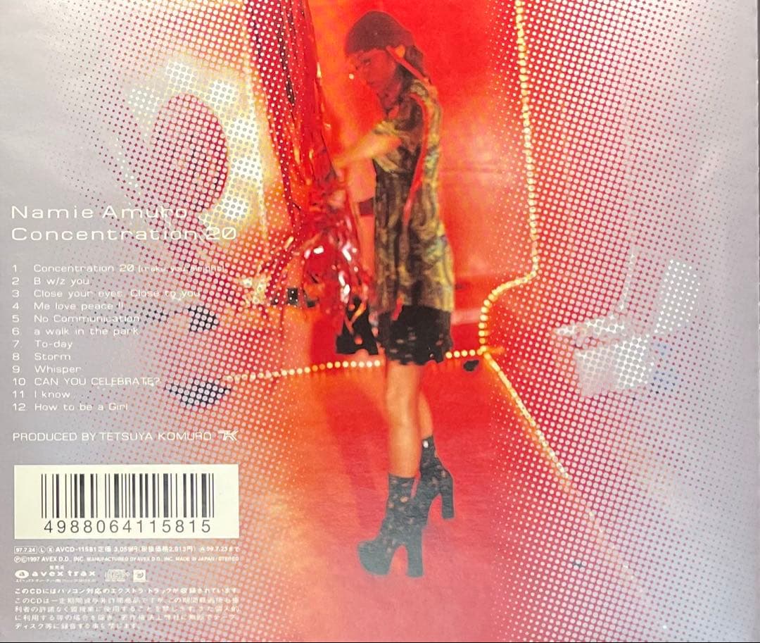 安室奈美恵 / Concentration 20 cd705067 - メルカリ