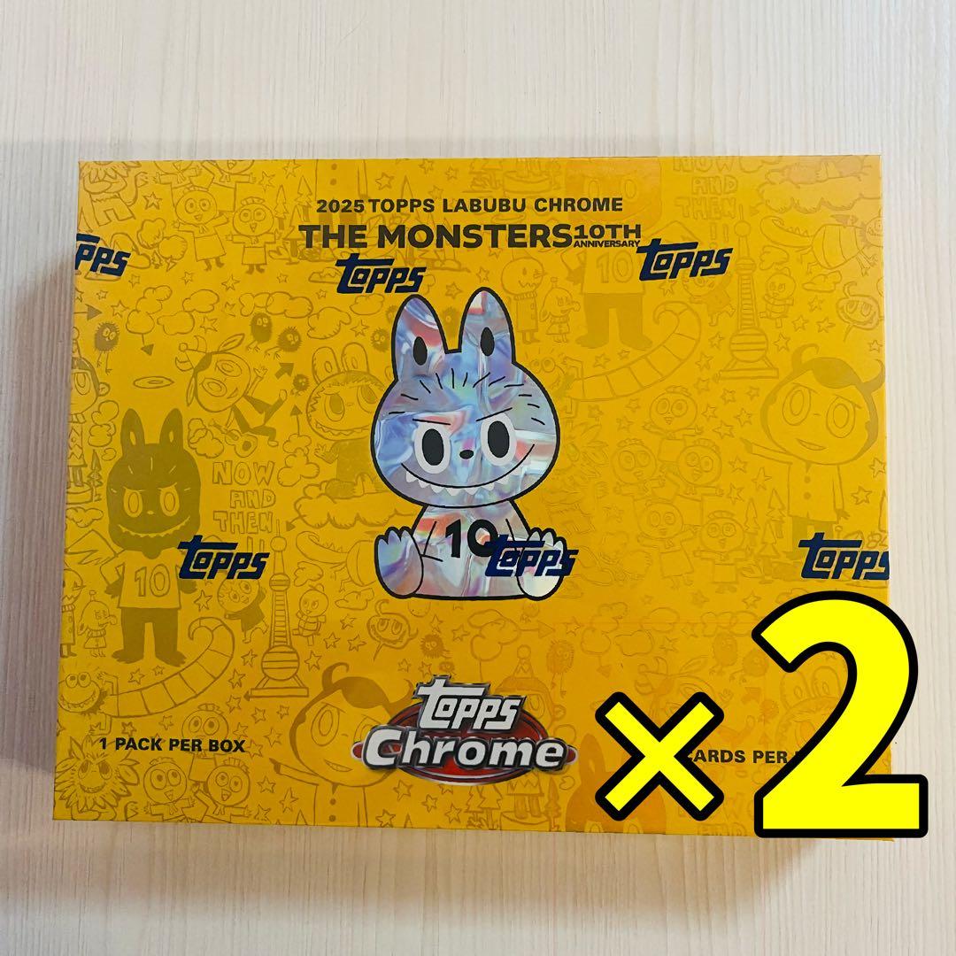 ラブブ Topps Chrome 10周年記念ボックス 2BOX - メルカリ