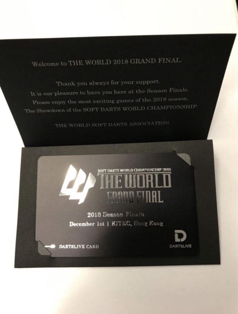 DARTSLIVE CARD THE WORLD2018 Grand Final - メルカリ