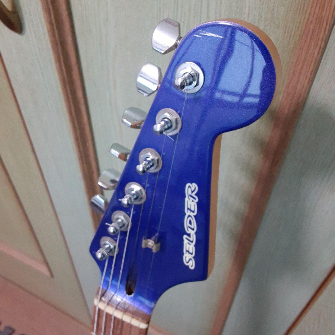 SELDER メタリックブルー エレキギター