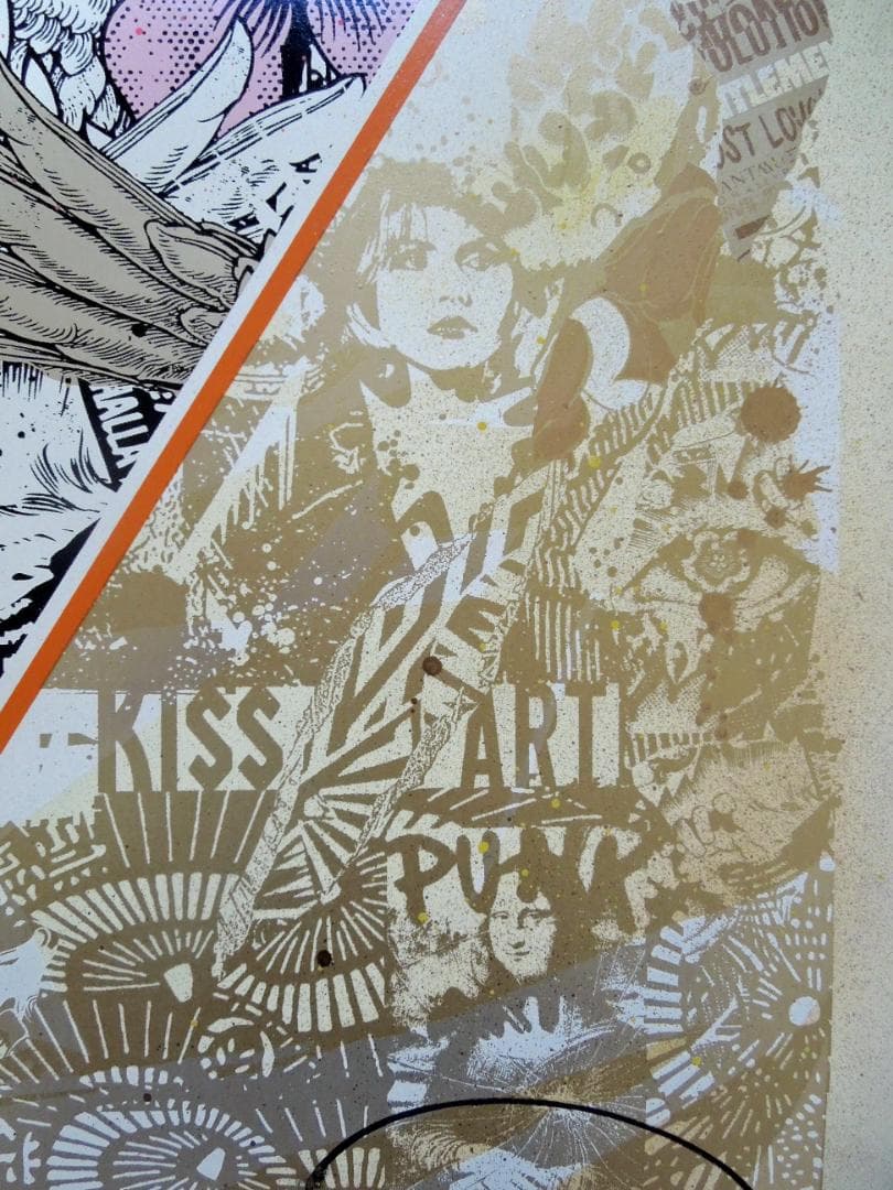 真作 prefab77 直筆サイン ゴールド kyne 村上隆 ロッカクアヤコ