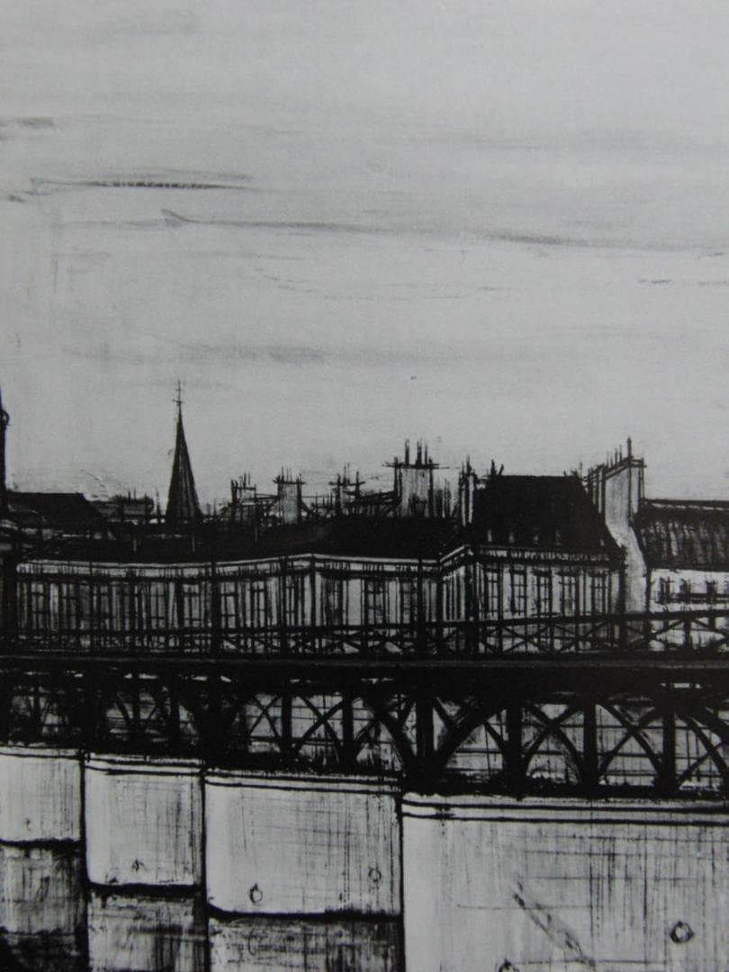 ベルナール・ビュッフェ、「PAYSAGES DE PARIS-Le pont d - メルカリ