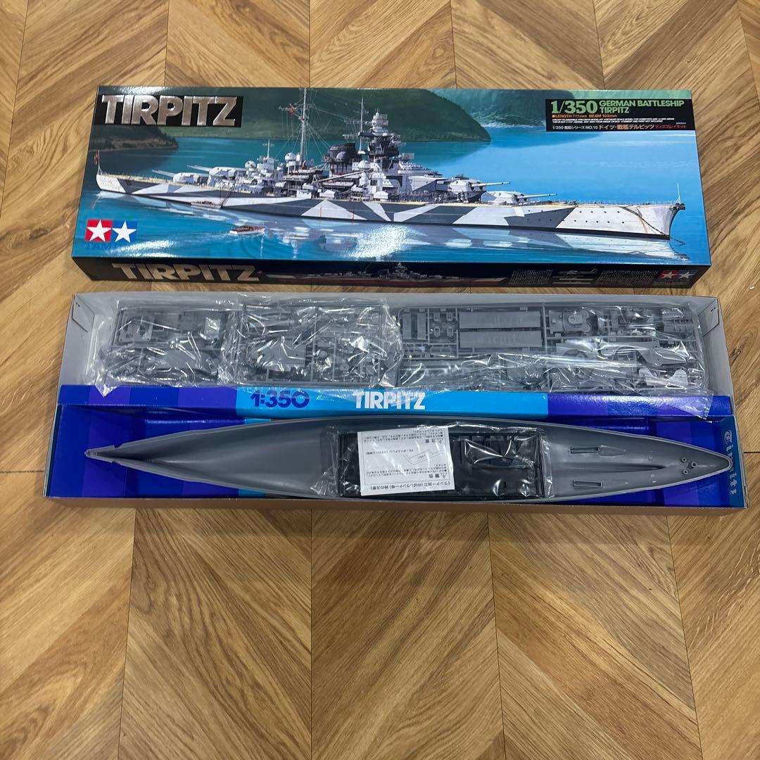 Tamiya tirpitz ドイツ 戦艦テルピッツ 1/350 - メルカリ