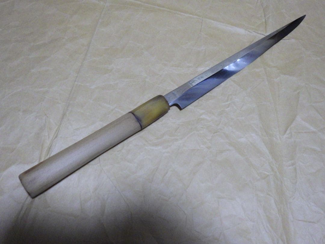 本焼☆正本総本店/純日本鋼フグ引き包丁刃渡り270mm☆ 209 - メルカリ