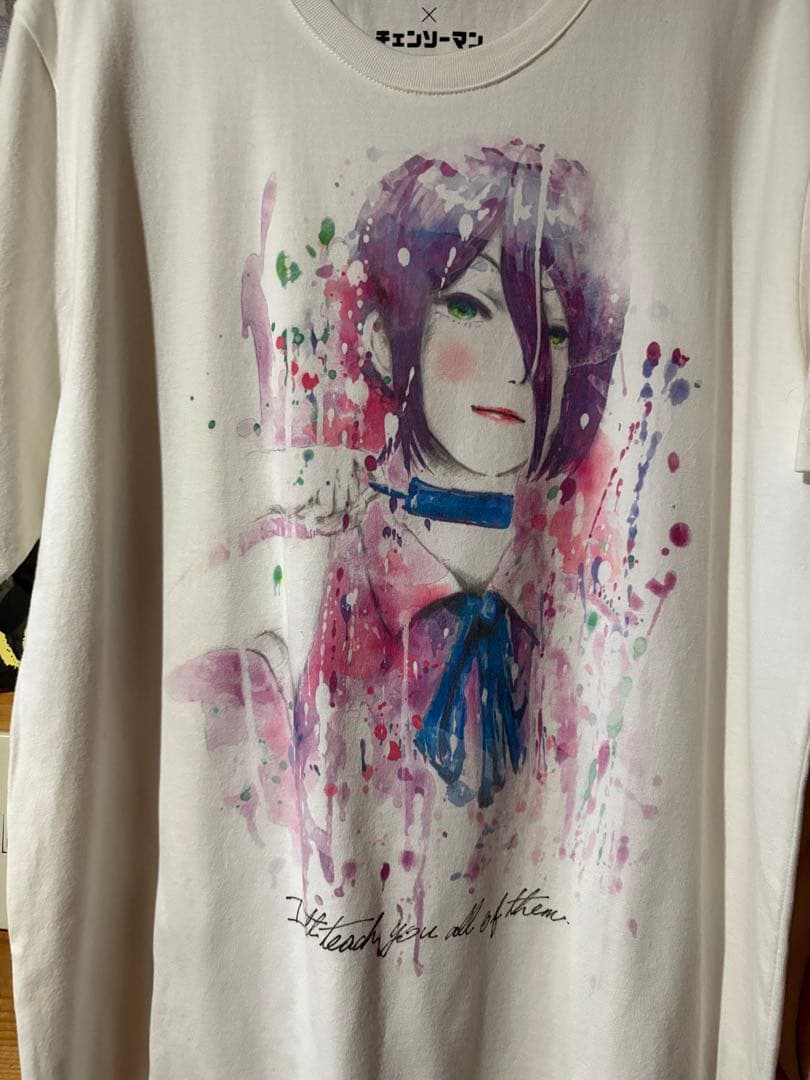 glamb × チェンソーマン レゼ 水彩画 Tシャツ