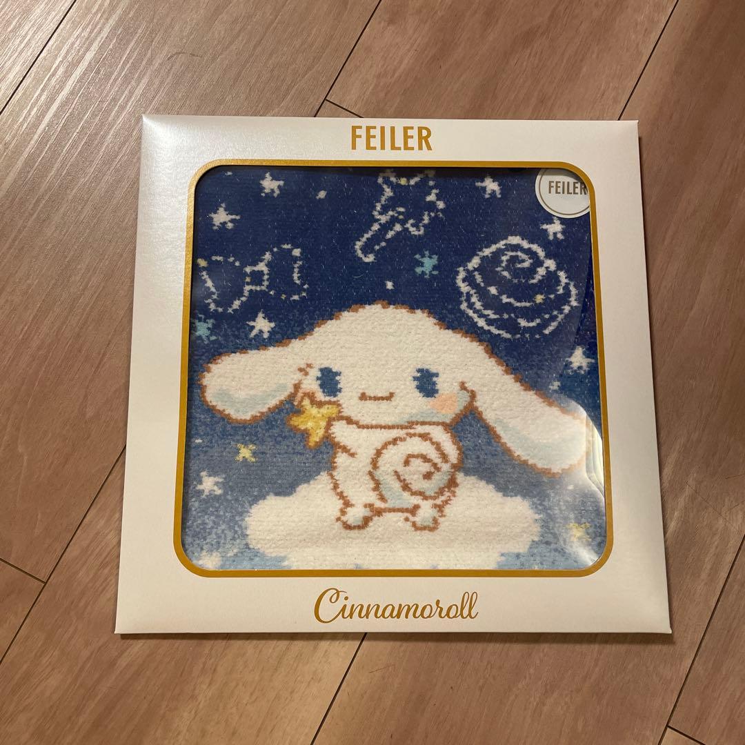 新品】フェイラー サンリオ シナモロール コラボ ハンカチ シナモン