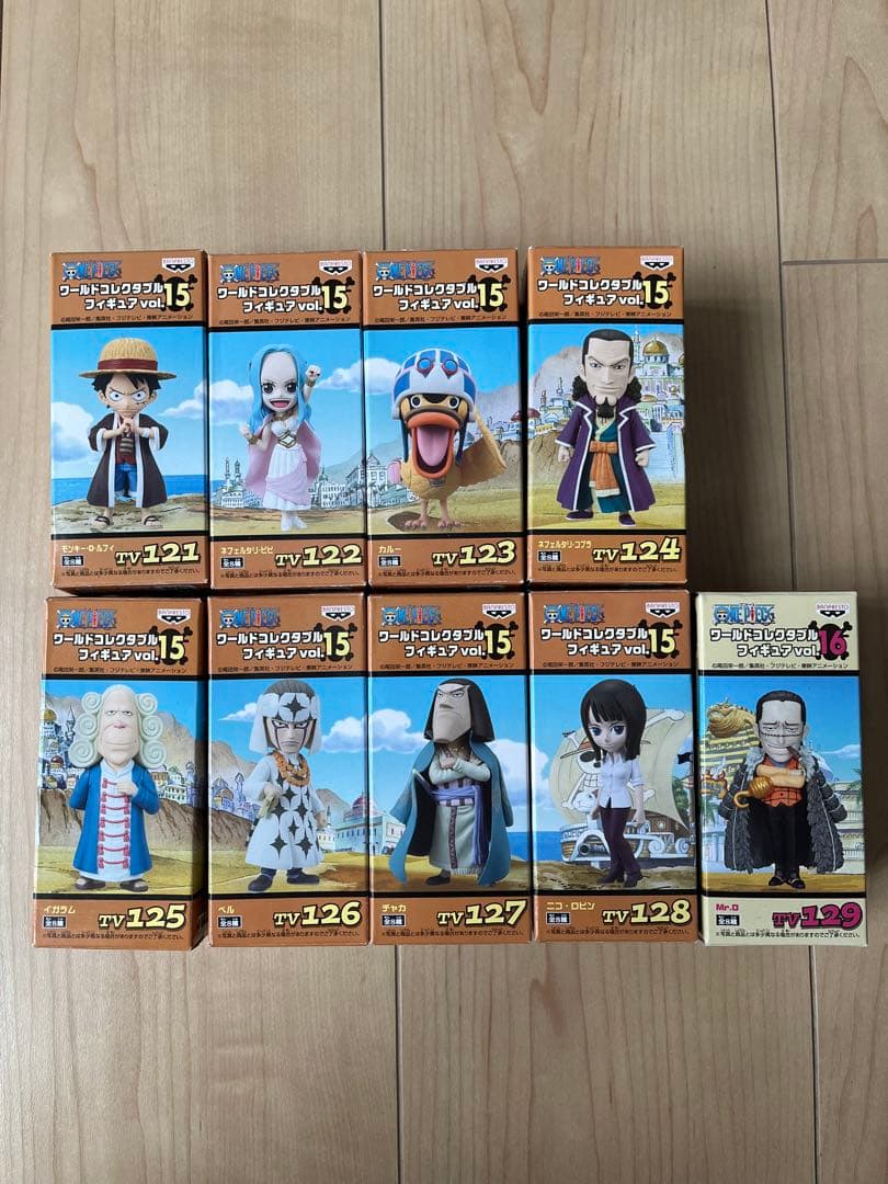 正規品】ワンピース ワーコレ vol.15 アラバスタ全8種＋クロコダイル