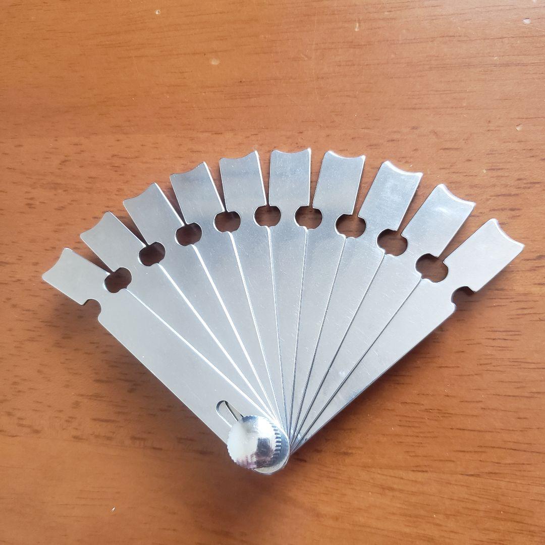 ☆パチンコ 釘角度ゲージ(1°～9°) 釘調整/釘メンテナンス/釘師/工具