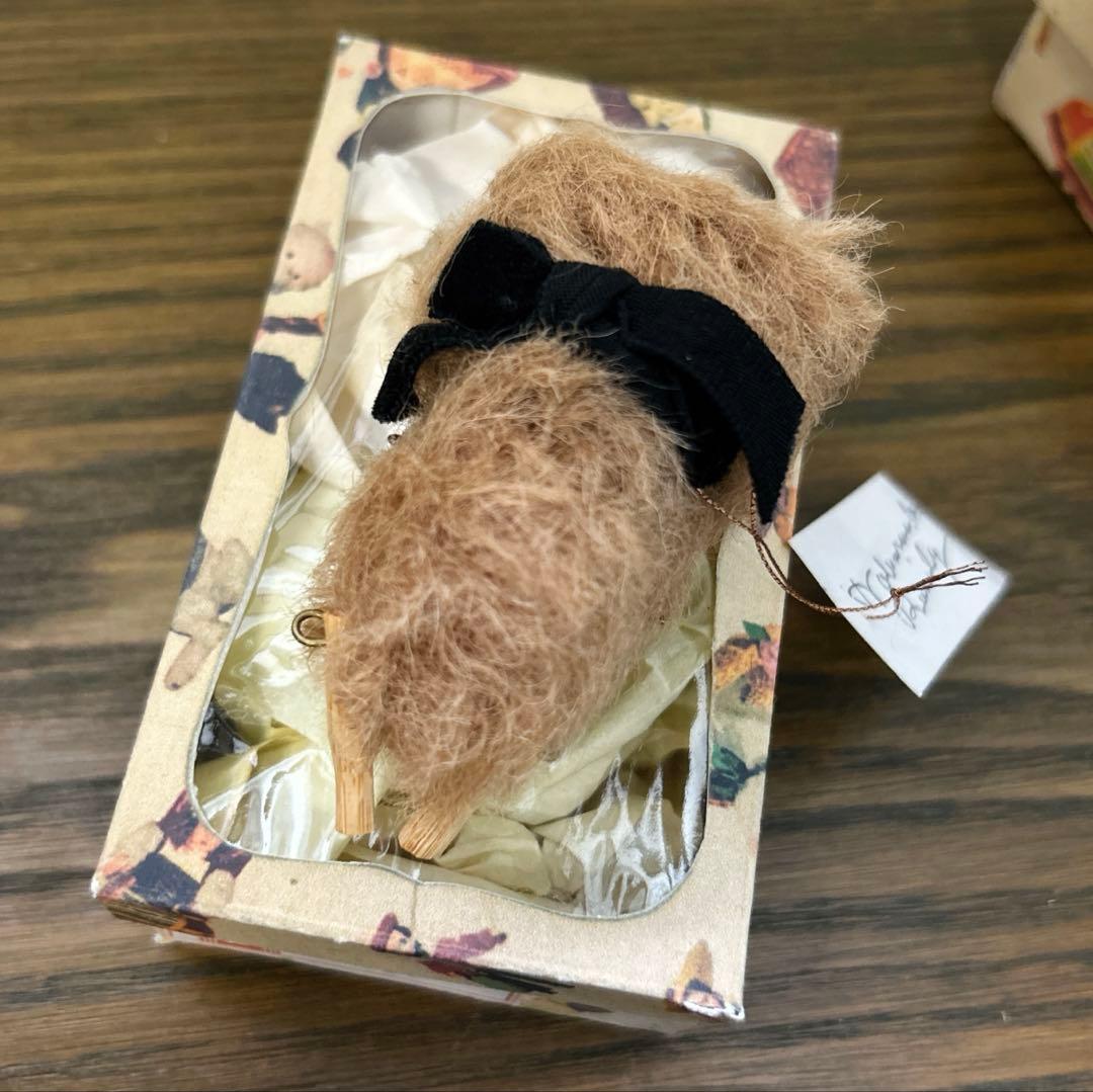 野ばら社 ぬいぐるみ テディベア ミニチュア アンティーク風BOX - メルカリ