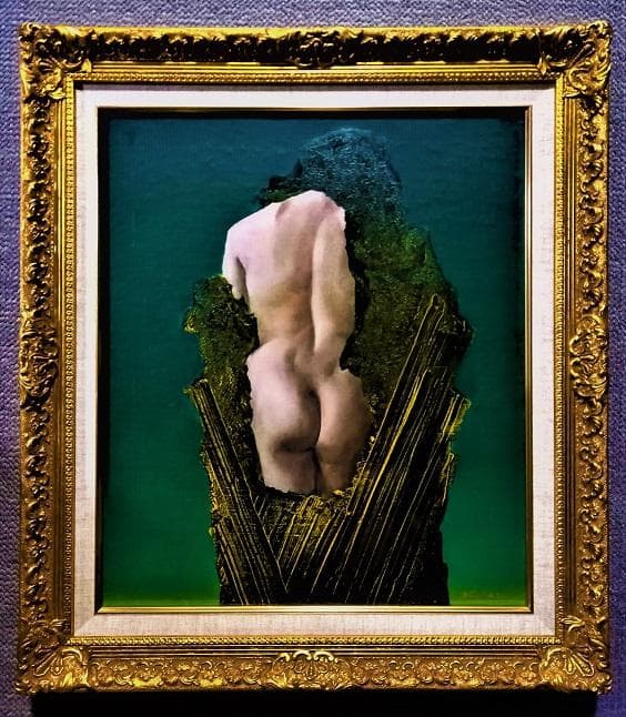 桐弘史郎 ◆ 油彩画 ◆ 裸婦 ◆ F10 ◆ 直筆サイン 橋本太久磨「裸婦」油絵・F3号 絵画買取・販売の小竹美術