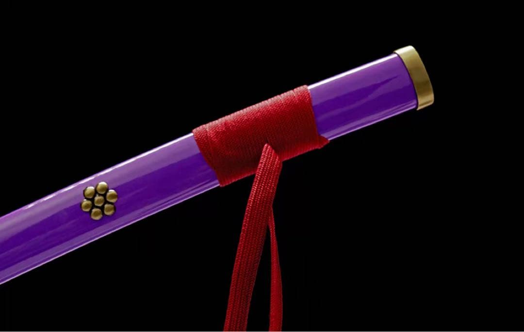 ワンピースシリーズ紫閻魔 模造刀 居合刀 武士道 ロールプレイ 手鍛造