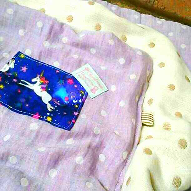 専用♥赤字特価♥みかん♥ガーゼ×ふわふわボア☆特大ブランケット
