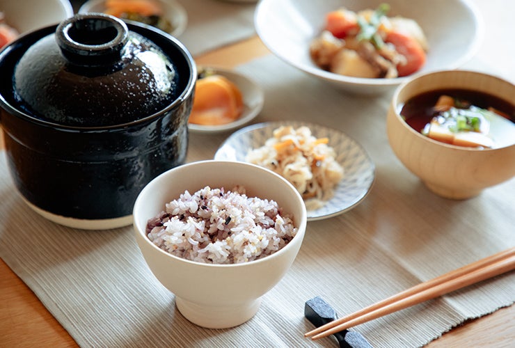 一人用】レンジで簡単！直火を超えた、旨み溶け出す本格ごはん 伊賀焼