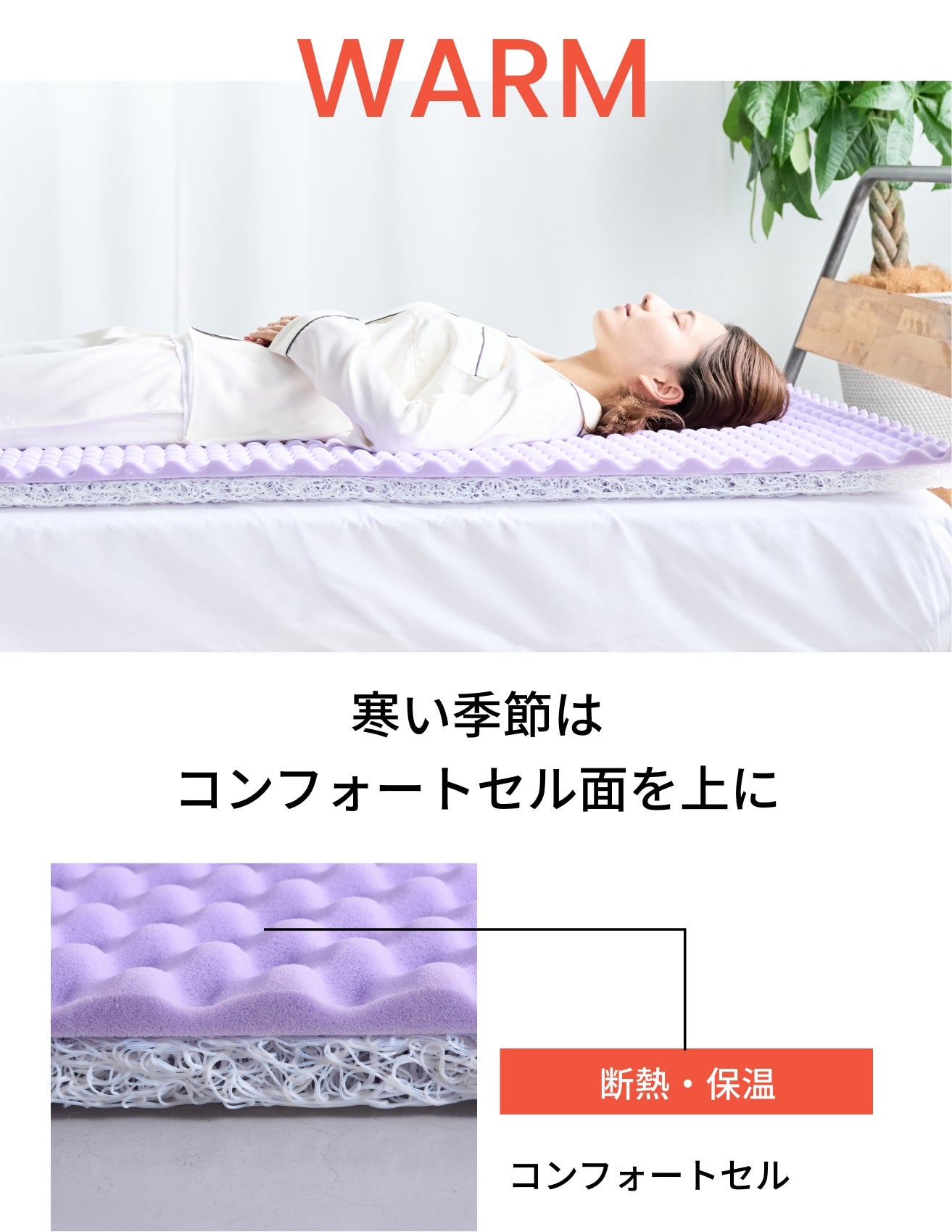 睡眠学と人間工学の叡智から誕生！敷くだけで至福の睡眠環境へ